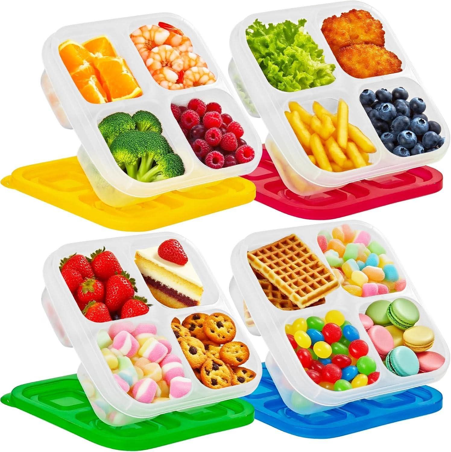 10 Pack Reusable Plastic Snack Bento Boxes 7.49 (WAS 13.49)