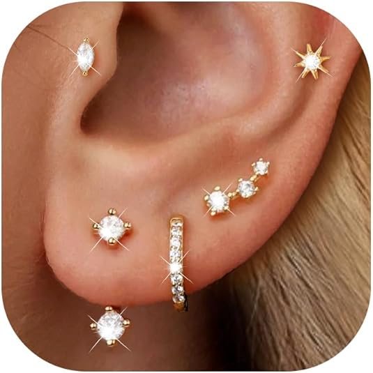 ๐ป๐ฆ 60% OFF ๐ฆ๐ป Only $3.99! 6 Pairs 14K Gold Hypoallergenic Cartilage Earrings for Multiple Piercing, Dainty Small Stackable Gold Hoop Earrings Set Original Price: 9.99 Deal Price: 3.99 Discount ratio: 60% Discount code: ZDQ3H8LU Code Start Date: 2025-10-24