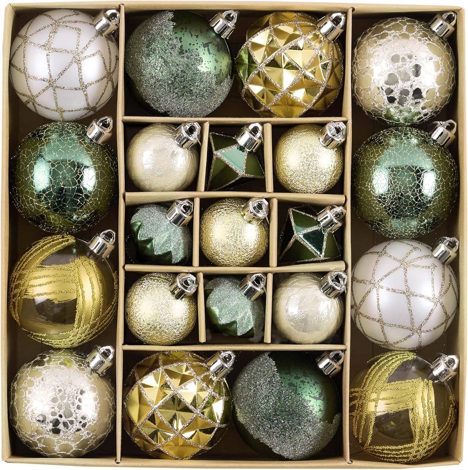 ๐ป๐ฆ 40% OFF ๐ฆ๐ป DecorbyHannah Christmas Ornaments Decorations for Tree 21ct Green Gold Christmas Tree Ornaments Decorations for Home. Original Price: 25.99 Deal Price: 15.49 Discount ratio: 40% Prime off Discount code: Not need code Code Start Date: 2025-10
