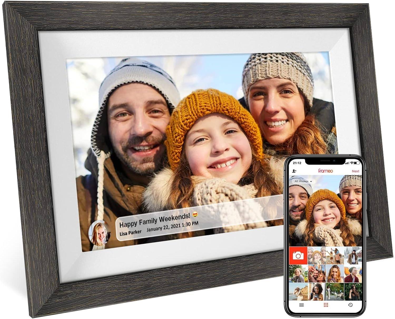 🦇🦇60% OFF🦇🦇 Frameo 10.1 inch Digital Picture Frame Smart Digital Photo Frame Wood IPS HD1080P Touch Screen Auto-Rotate Easy Setup to use Free Share. Discount: 60%OFF Original Price: $69.99 Deal Price: $29.99 Code: VMPU6ZV5 Code Start: 2025-10-24 00:00 Cod