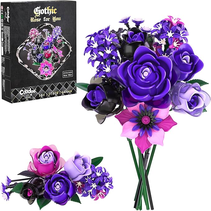 ✨ $13.99 Now – Gothic Rose Bouquet Building Set | Compatible with Lego Flowers, Perfect for Halloween Decor! ✨ 🧾 44% off with code: G9MKXVFC 🛒 Grab it here: