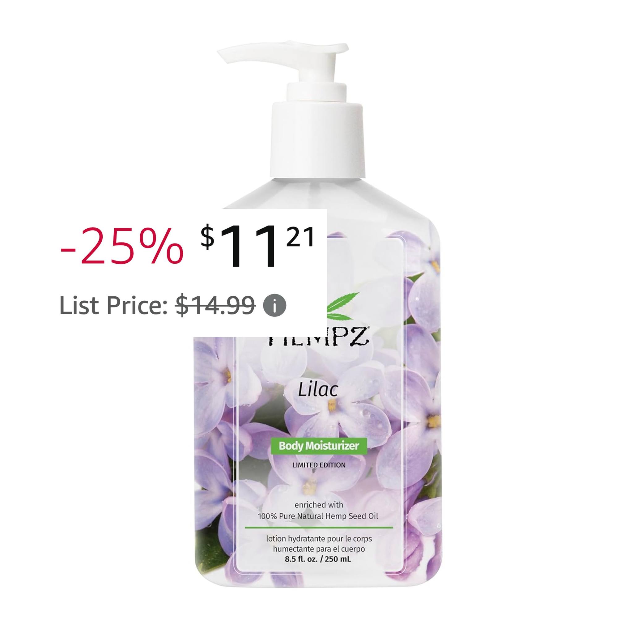 ๐ HUGE SALE! ๐ฅ๐๏ธ Donโt waitโgrab yours now! ๐โโ๏ธ๐ฅ Hempz NEW Limited Edition Lilac Lotion, Hydrating Body Moisturizer for Body, Hands and Feet 8.5 oz.!!โฌ๏ธ