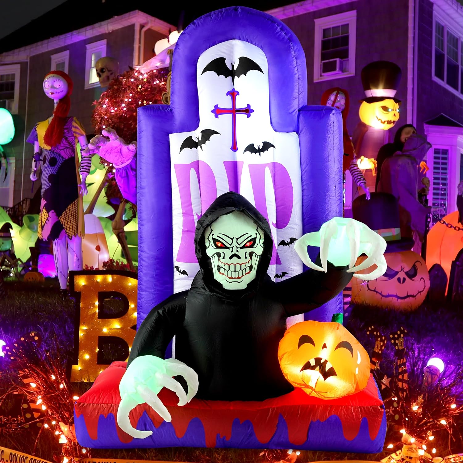 Inflatable Halloween Yard Decorations FOR 23.29 (Reg 25.88) WITH  CLIP COUPON