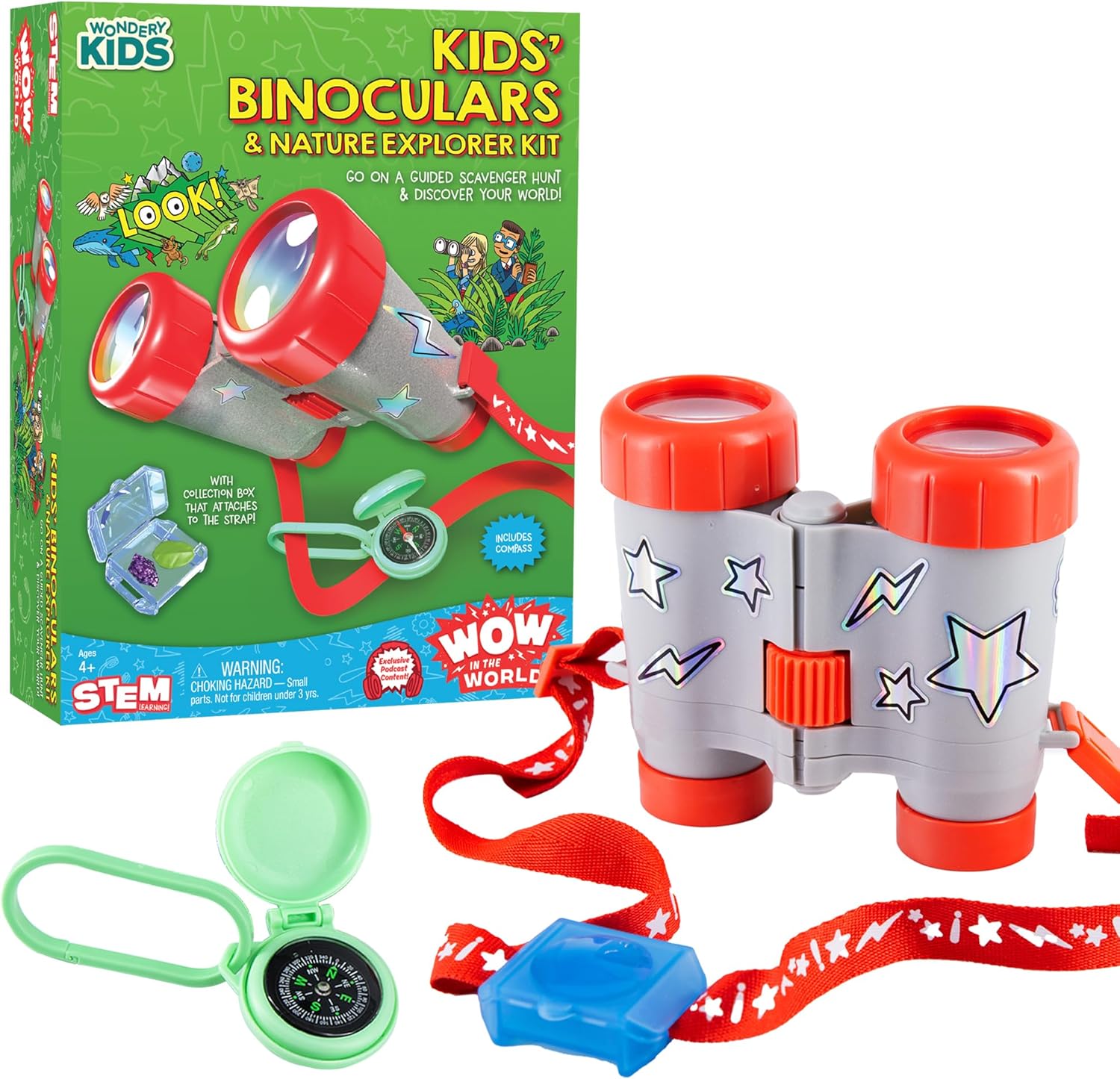 🔭 Binoculars & Nature Explorer KIT