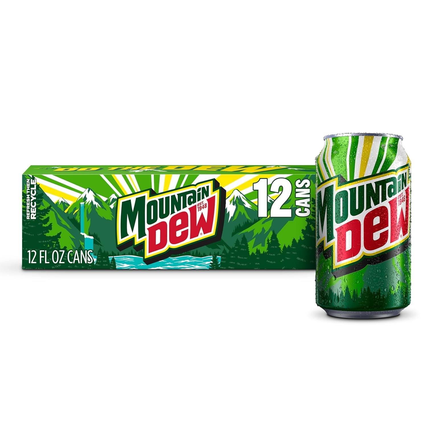 MOUNTAIN DEW FOR YOU!!! LOWEST PRICE for 12 pack