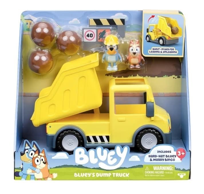 Bluey Dump Truck Toy Playset