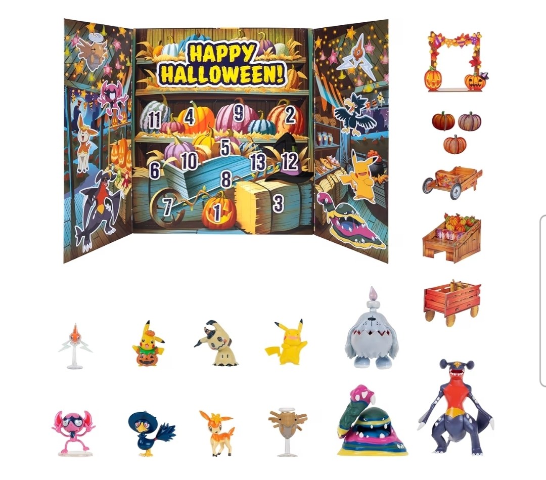 Pokemon Halloween Calendar 2025